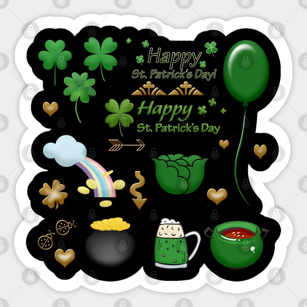 Saint Patricks Day Sticker by CinaBo0na